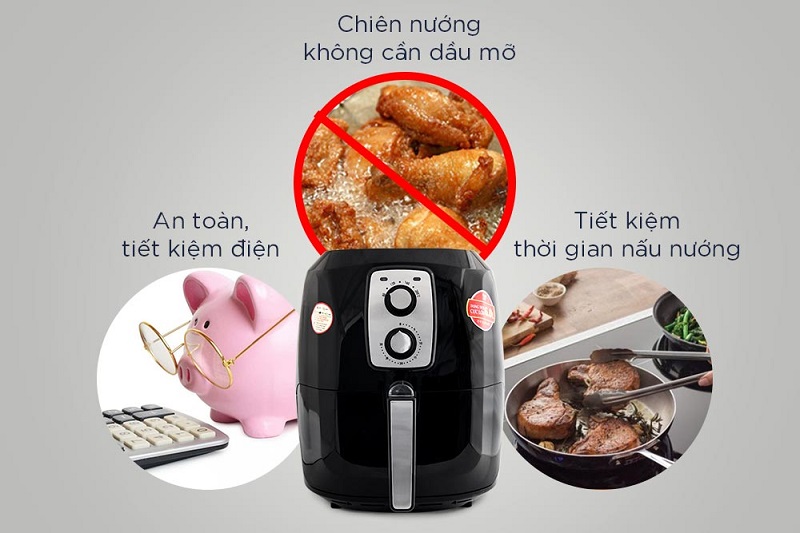 Review nồi chiên không dầu Magic Korea A-83